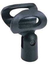 Large Slide-in Mic Holder For Wireless Mics Hard Rubber